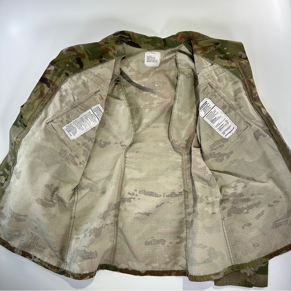 US Army insect repellent combat jacket women OCP Multicam 33 Long - Picture 5 of 12